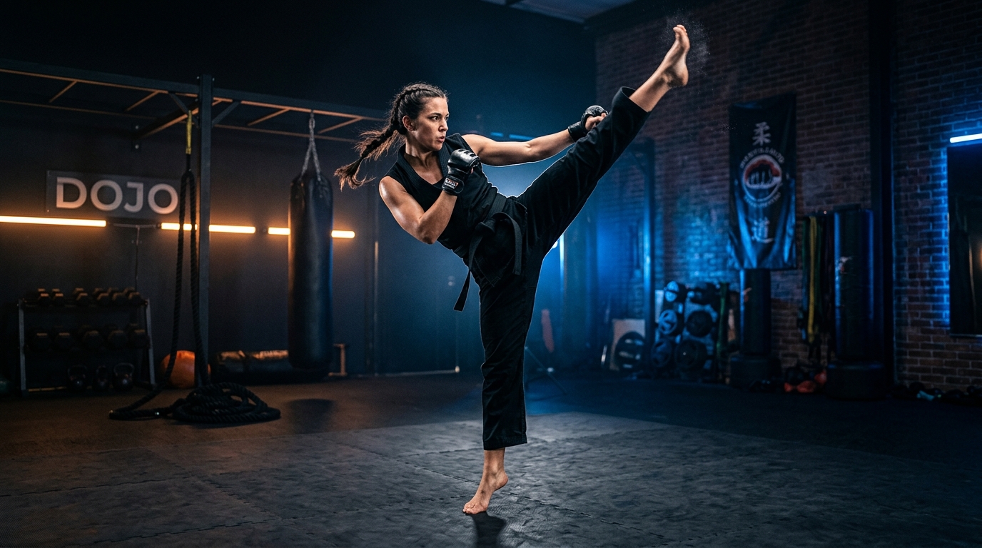 Wushu training at Monks Fitness Academy